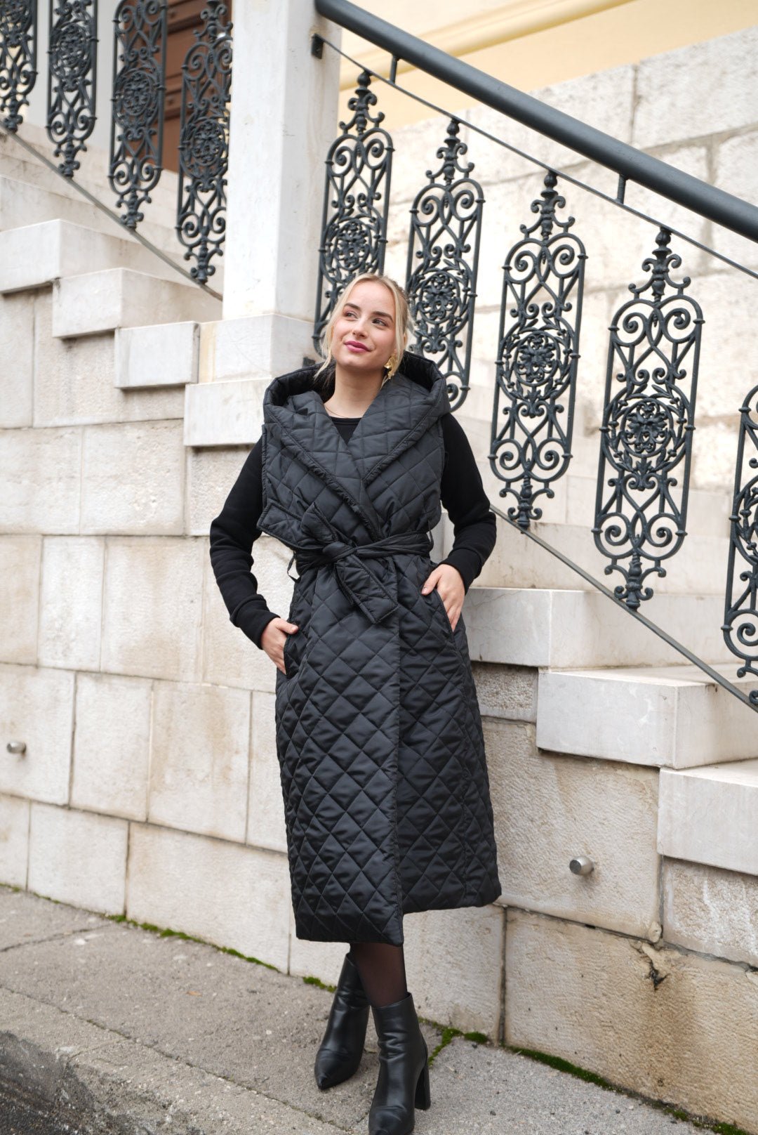 Ana Long Vest – Elegant Layering Piece for Effortless Everyday Style - ALLURE