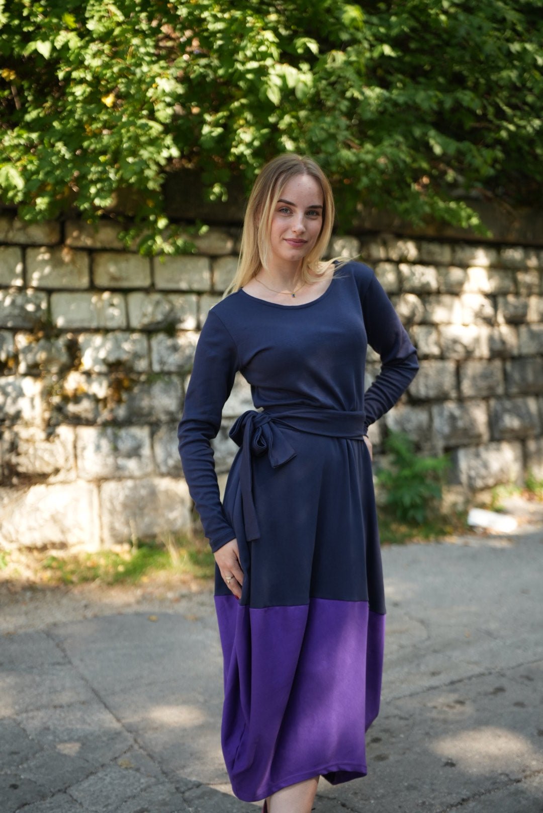 Ana Marija Cotton Dress – 100% Soft Breathable Everyday Style - ALLURE