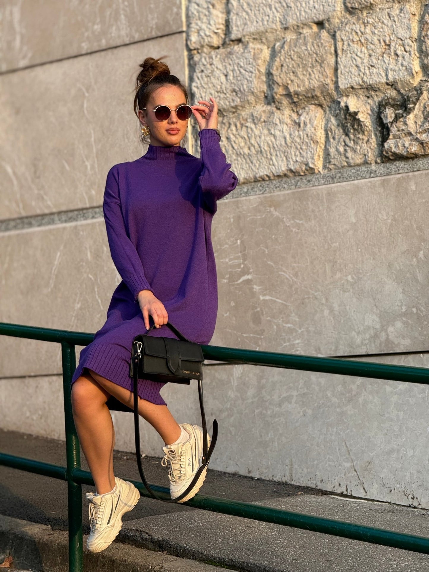 Knitted Midi Dress - ALLURE