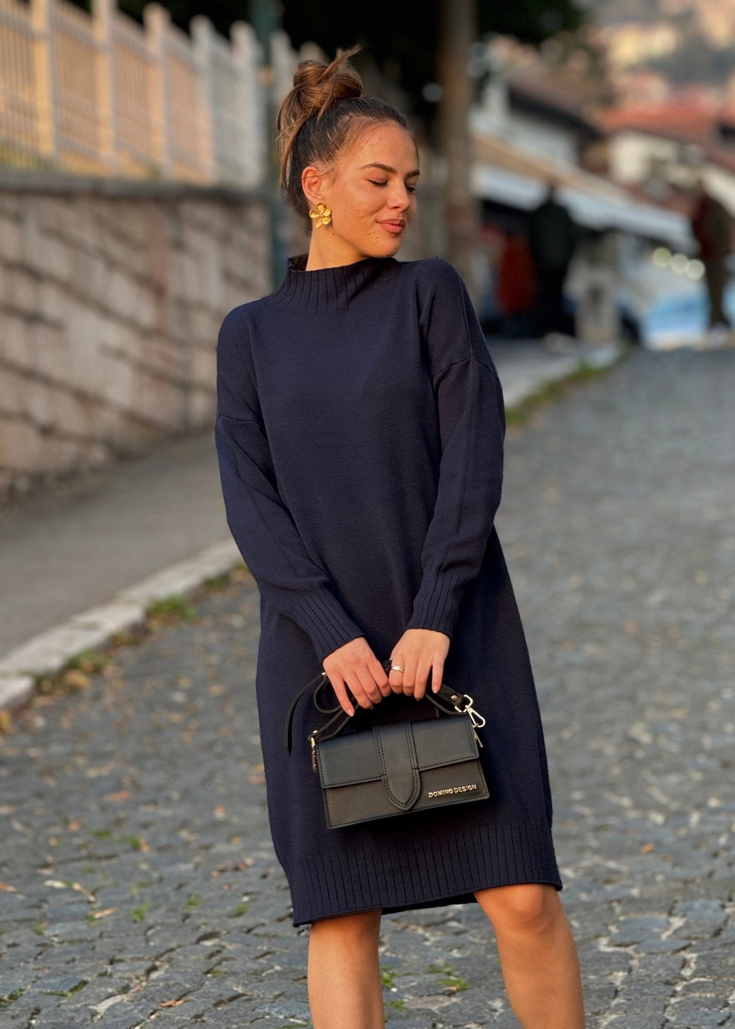 Knitted Midi Dress - ALLURE