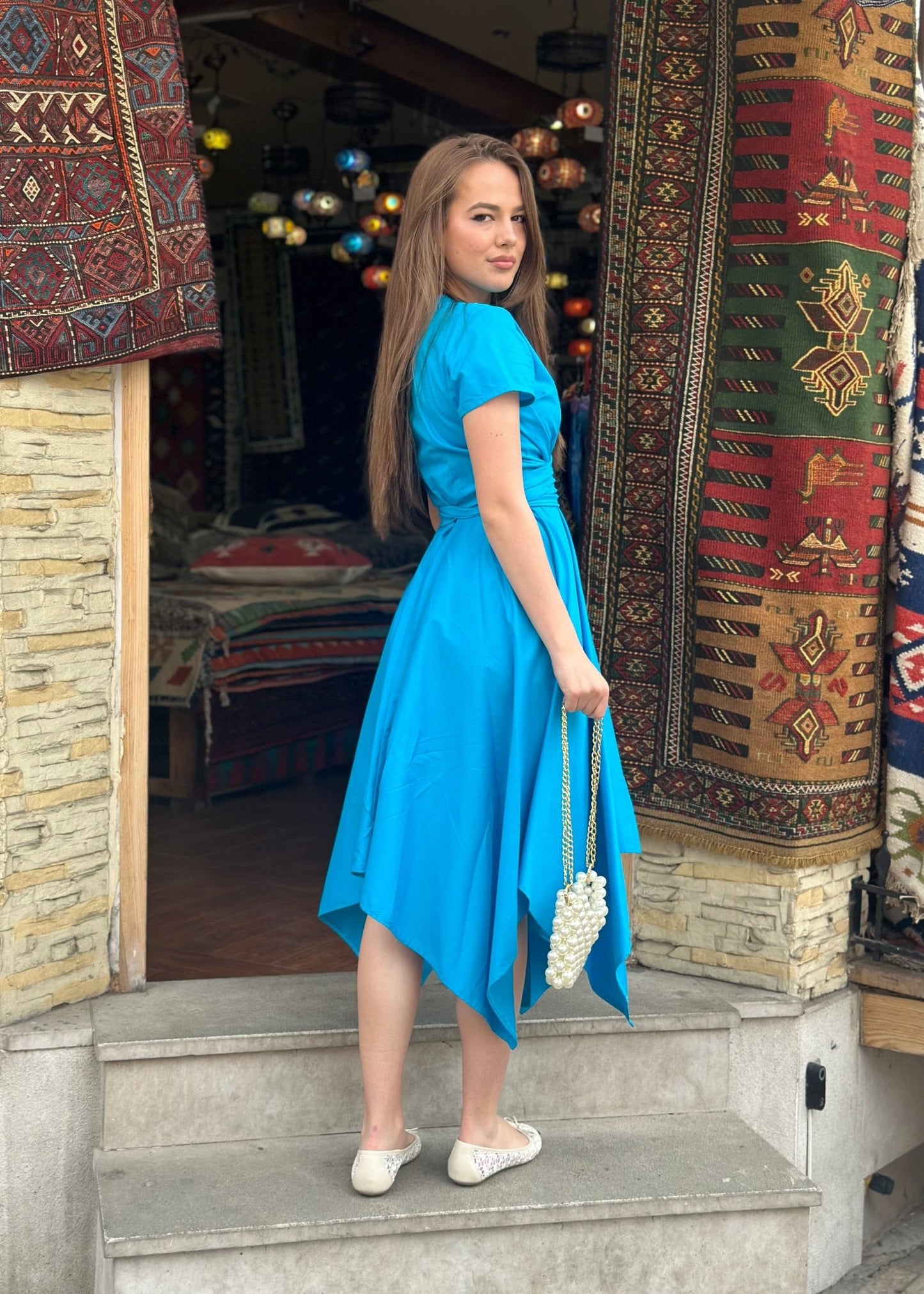 Overlap Midi Dress “RIO” - ALLURE