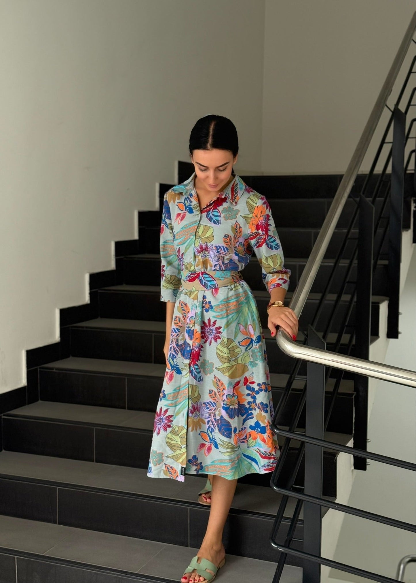 Pattented Bonita Dress - ALLURE