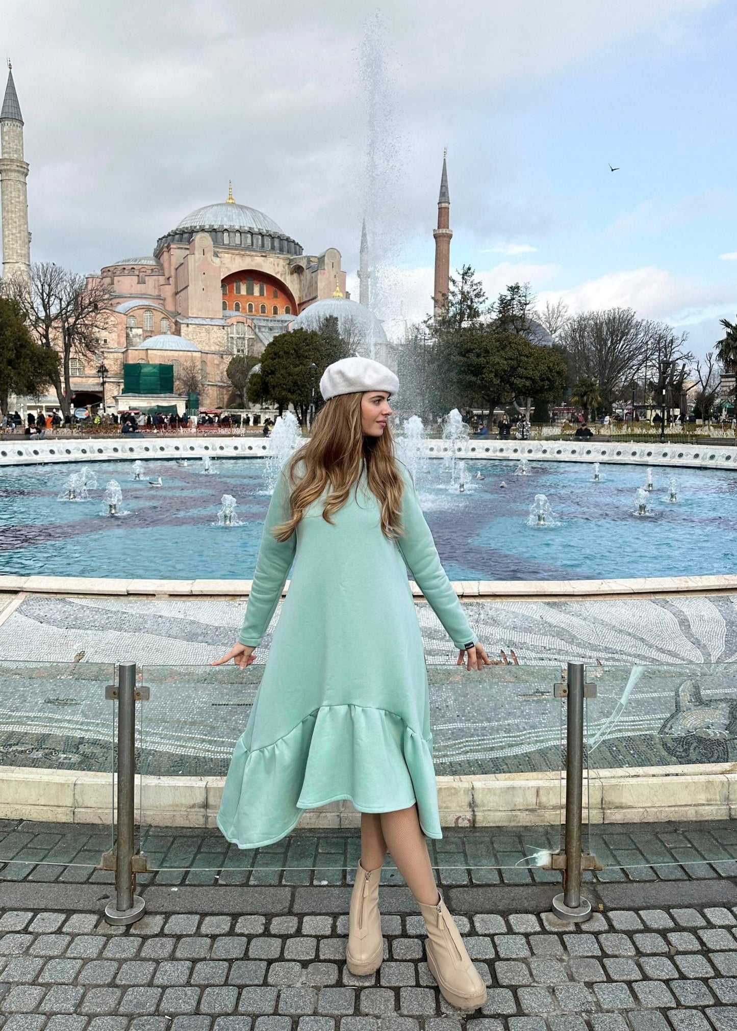 Ruffle Dress "Demy Volan" - ALLURE