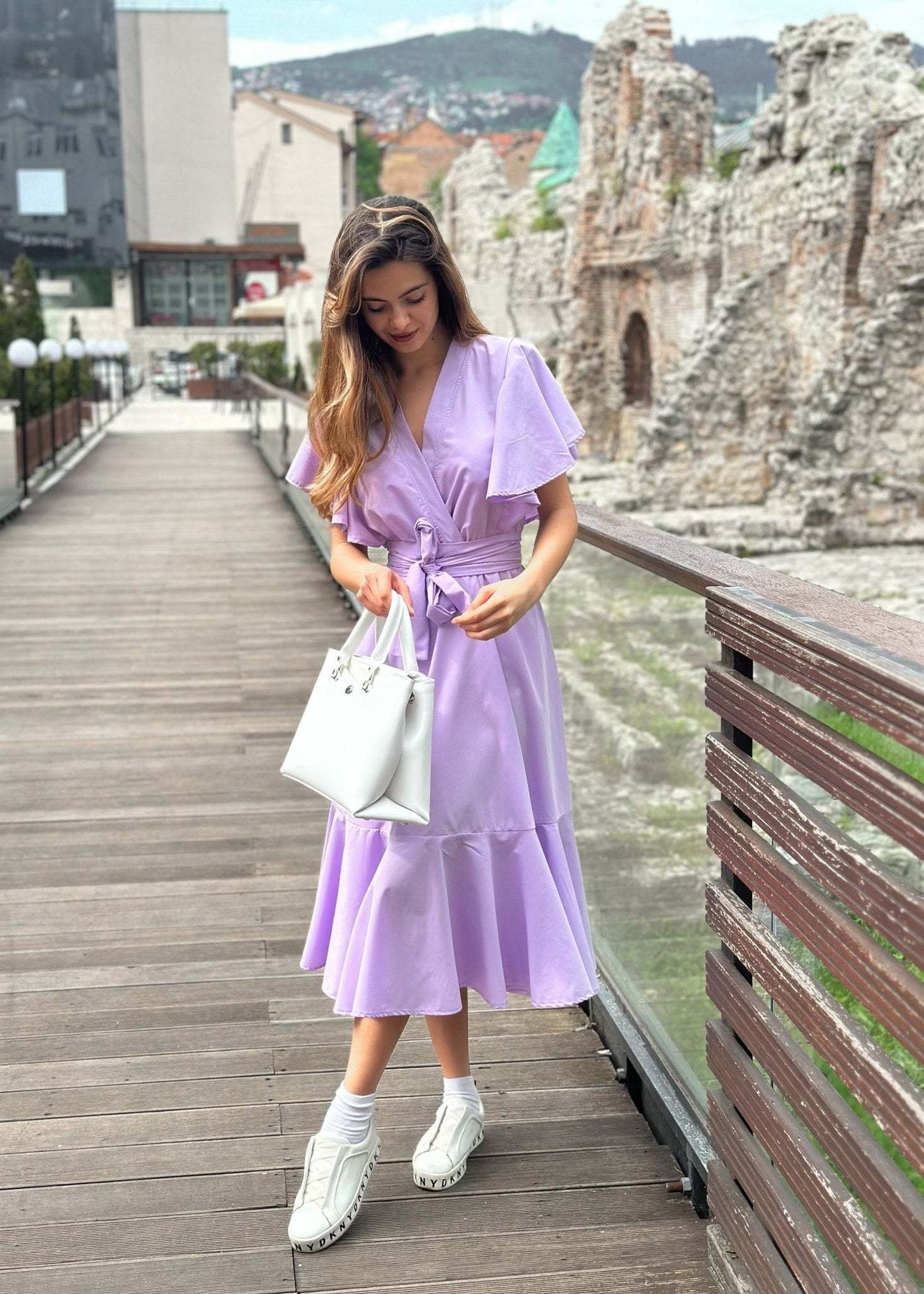 Ruffle Dress "SANELA" - ALLURE