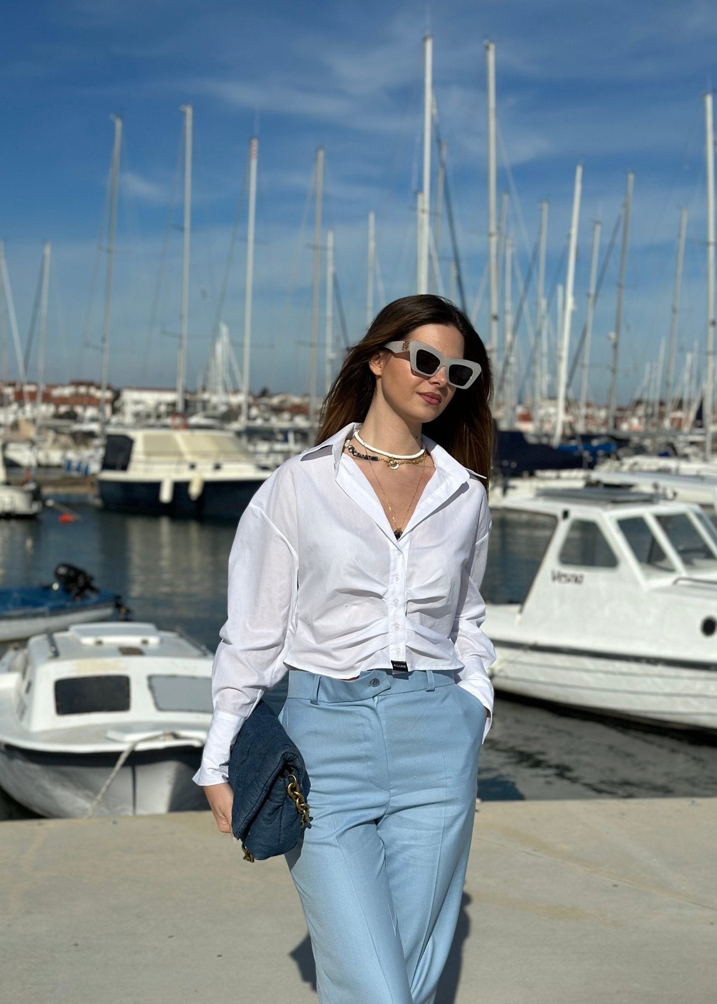 Blue Pants “Ana” - ALLURE
