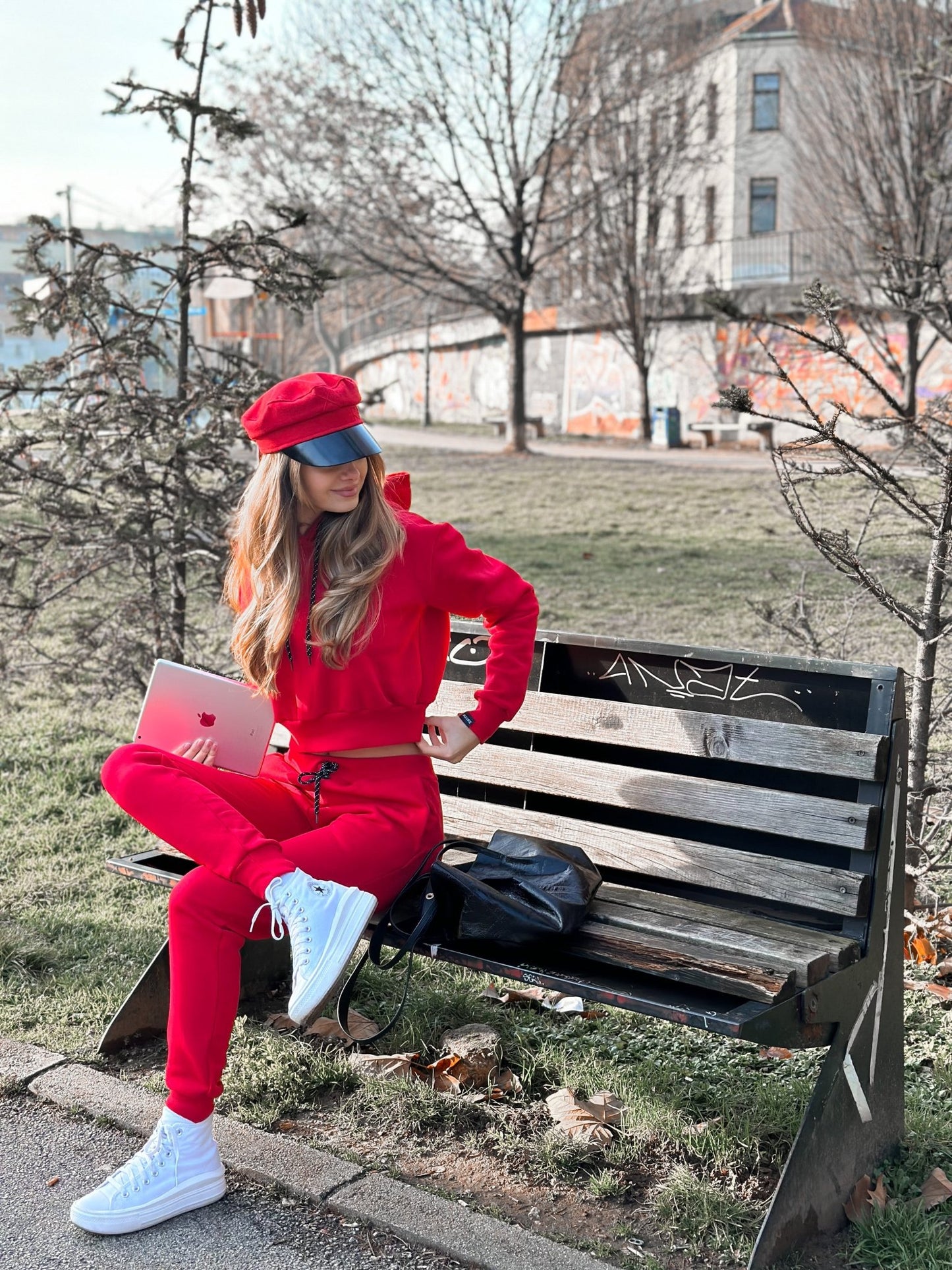 Crop Top Tracksuit - ALLURE