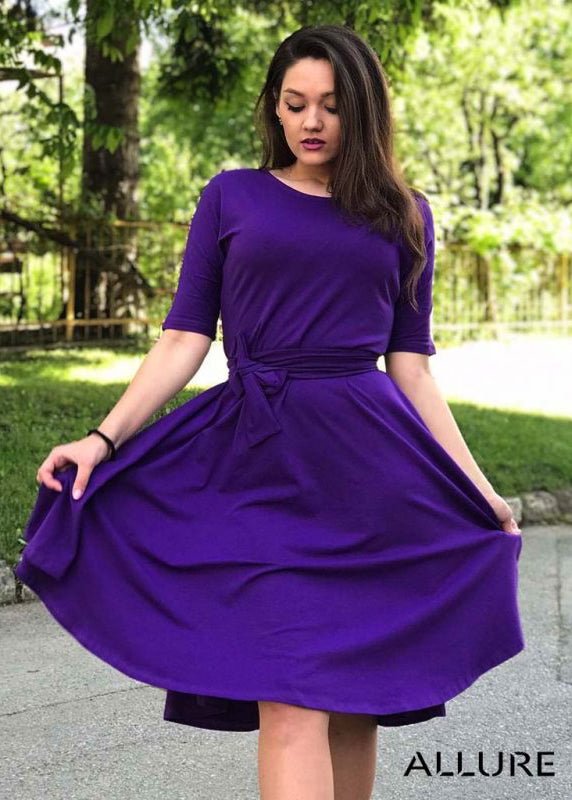 Full Skirt Dress "Glok" - ALLURE