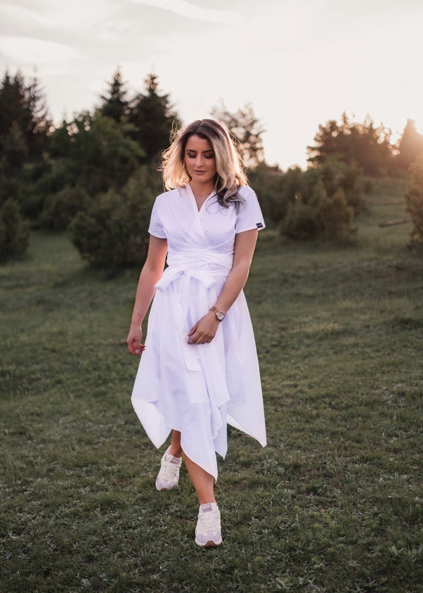 Overlap Midi Dress “RIO” - ALLURE