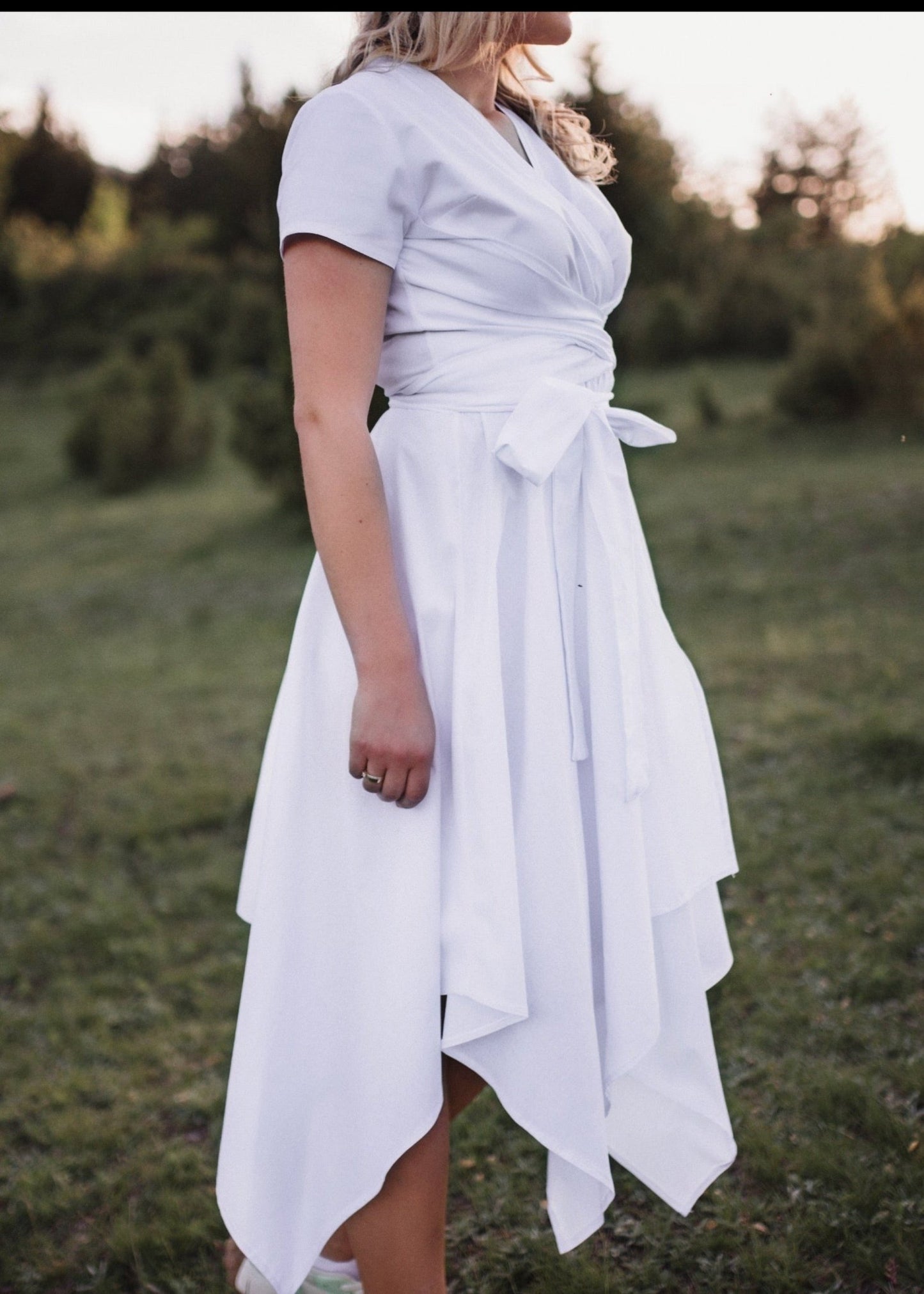 Overlap Midi Dress “RIO” - ALLURE