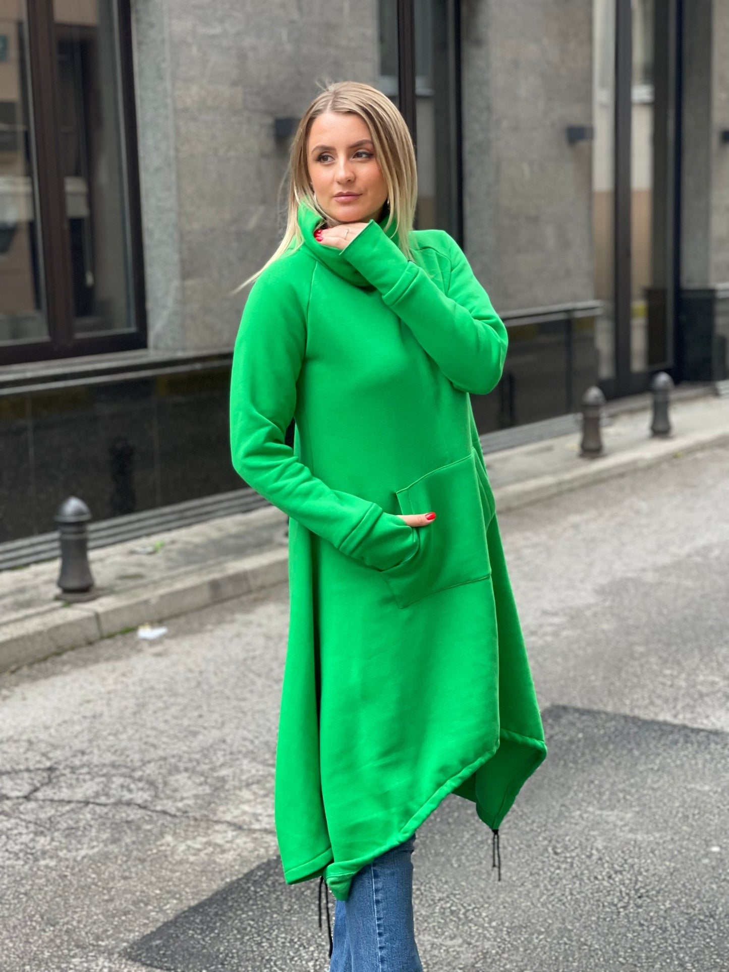 Roll Neck "Emins" Dress - ALLURE