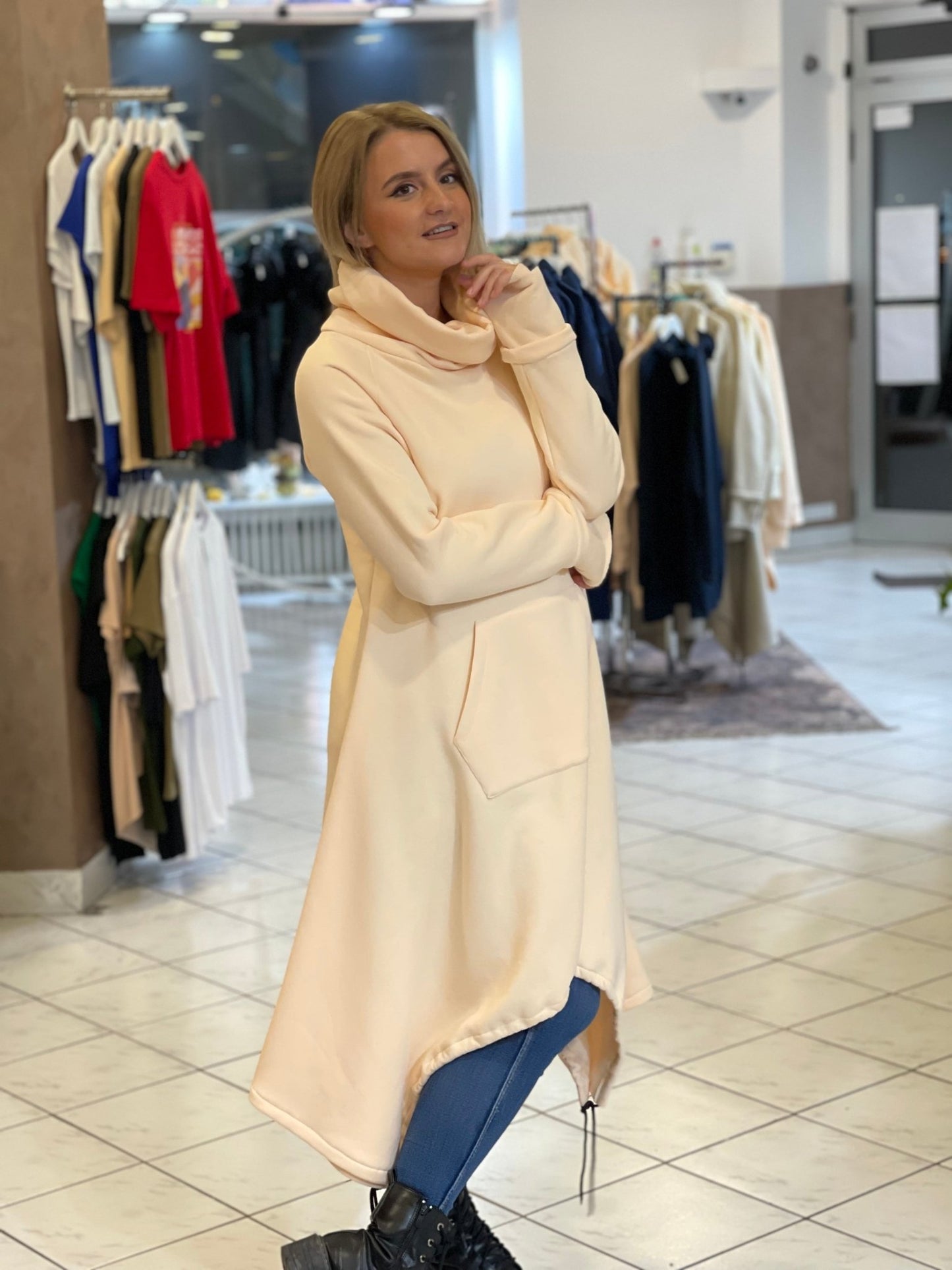 Roll Neck "Emins" Dress - ALLURE