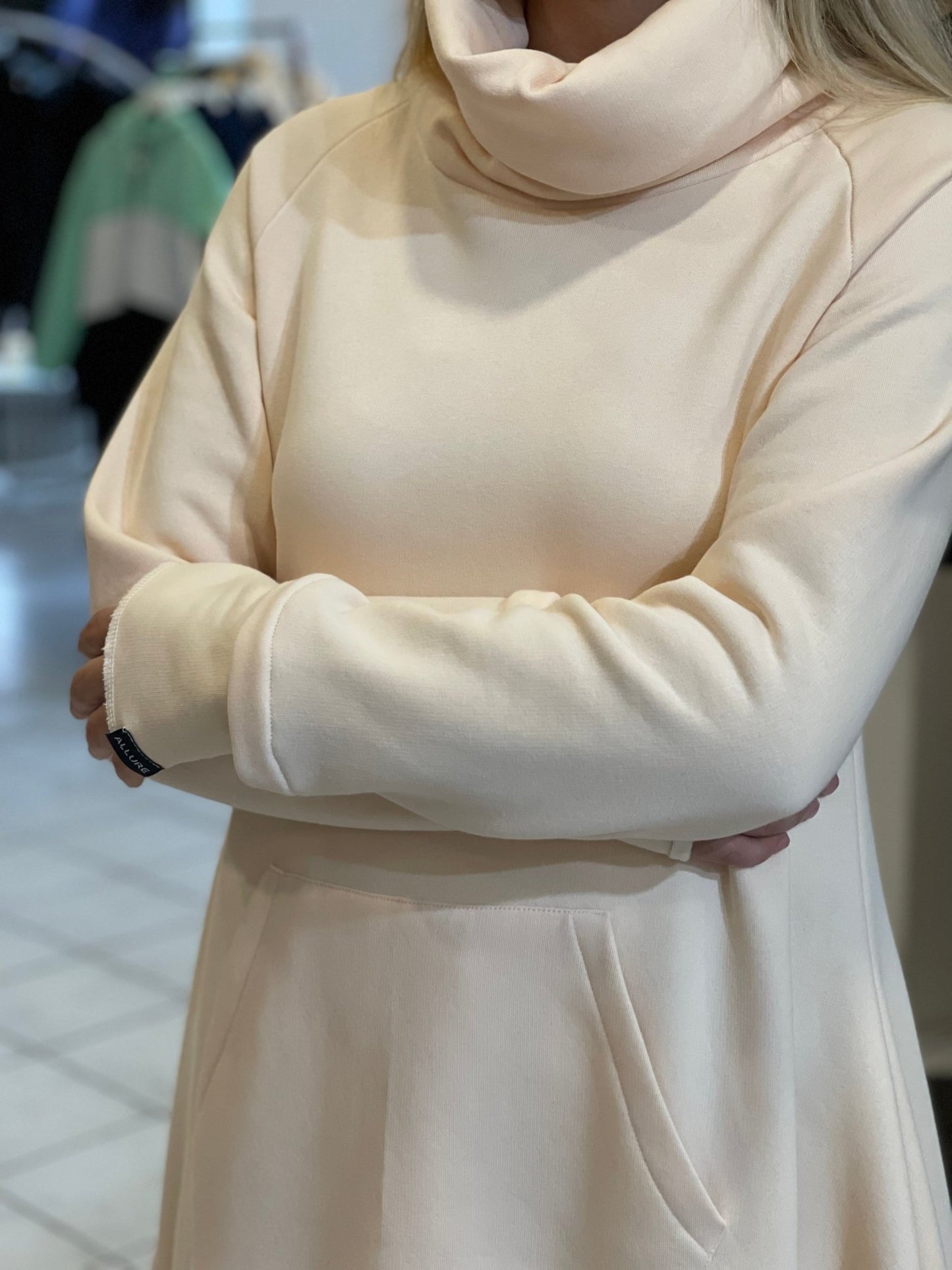 Roll Neck "Emins" Dress - ALLURE