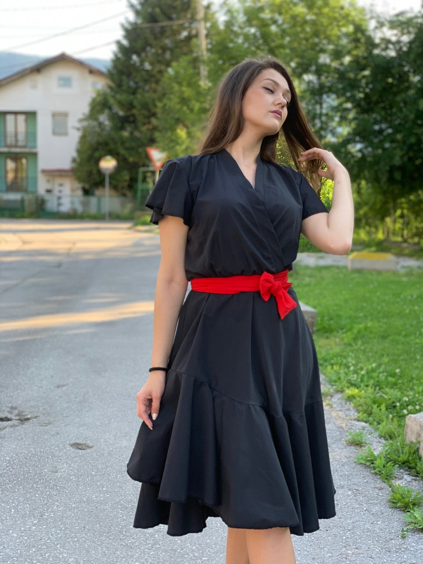 Ruffle Dress "Luna" - ALLURE