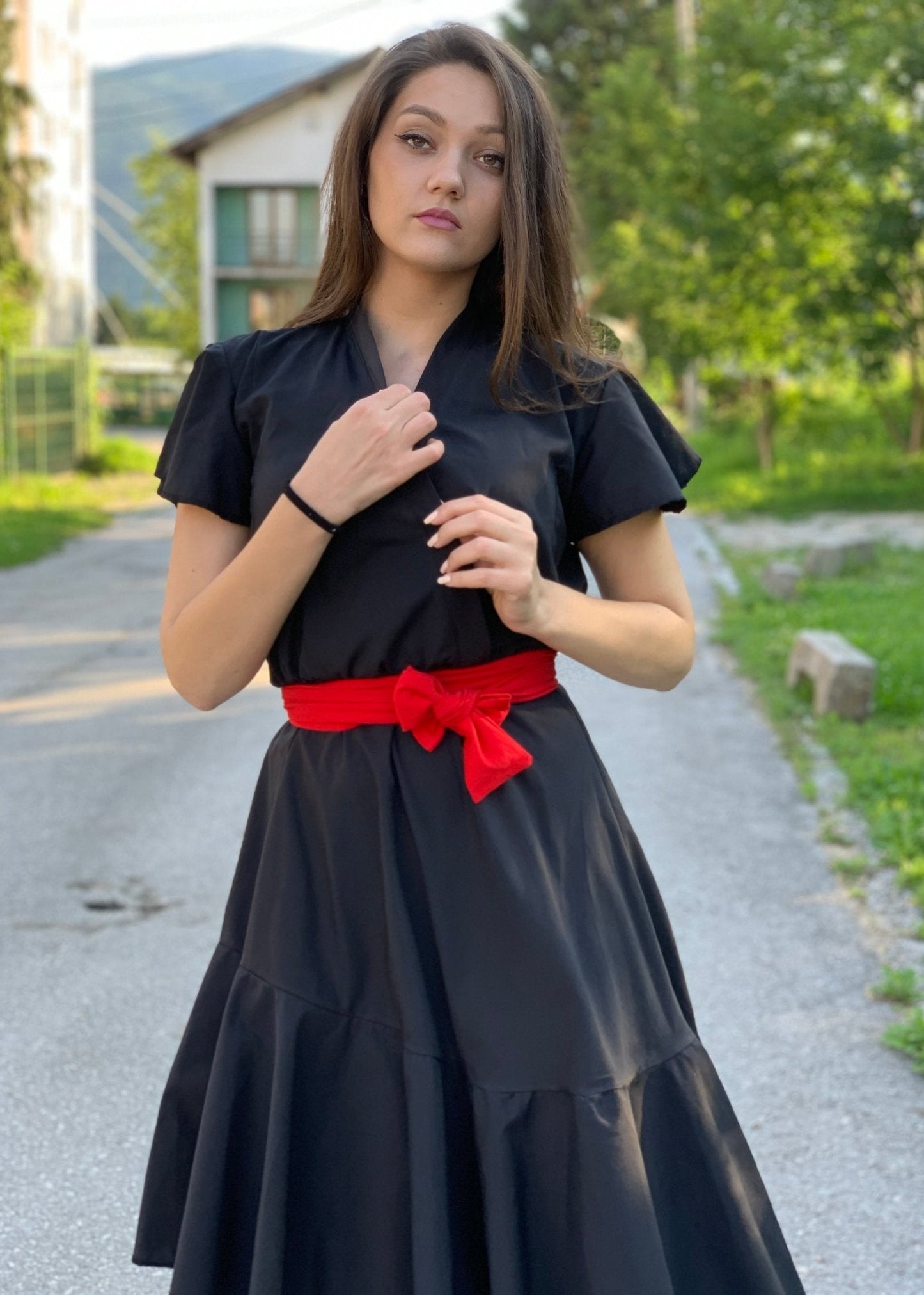 Ruffle Dress "Luna" - ALLURE