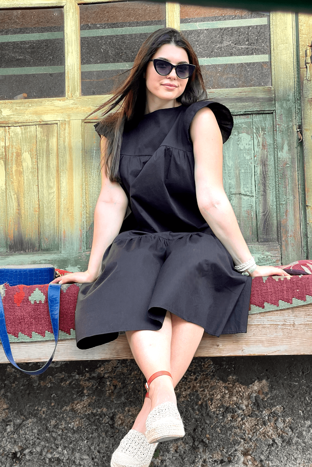 Ruffle Midi Dress "DIVA" - ALLURE