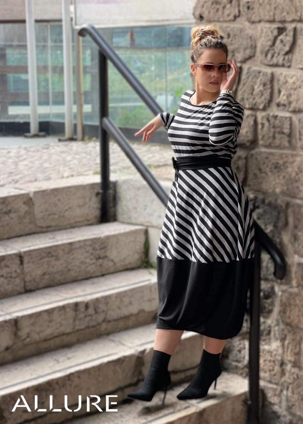 Stripe Dress "Erna" - ALLURE