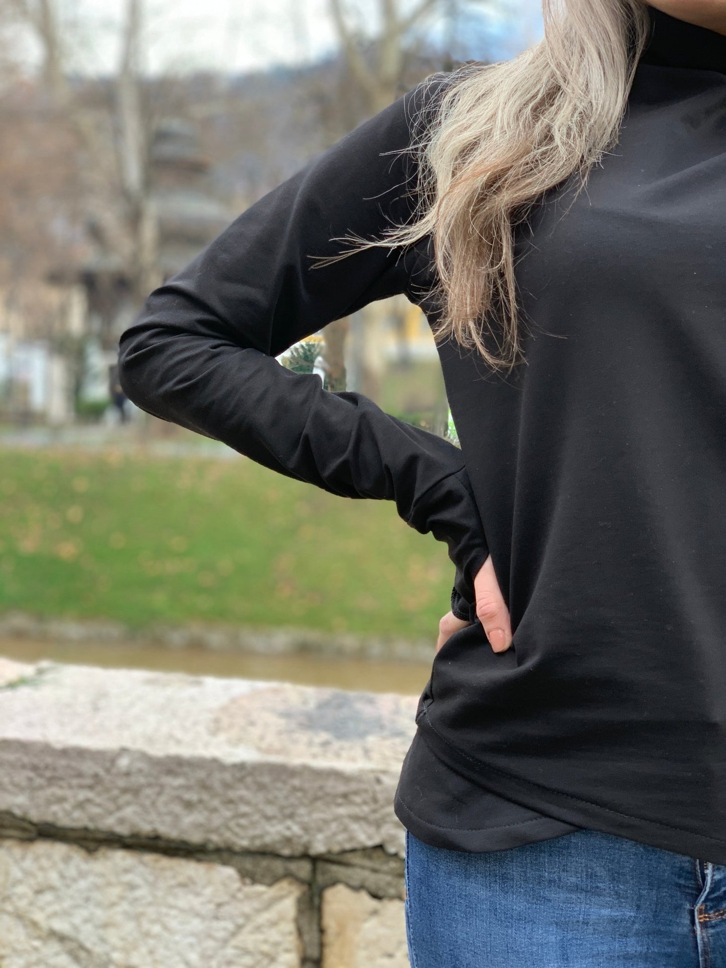 Shirt with the zipper - ALLURE