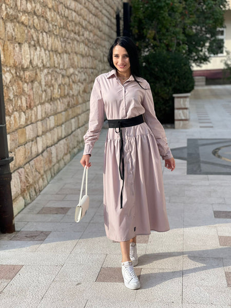 Maxi Shirt Dress “TINA”