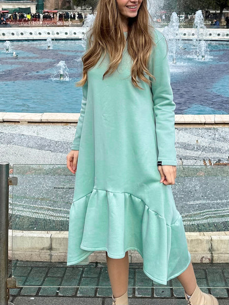 Ruffle Dress "DEMY VOLAN"