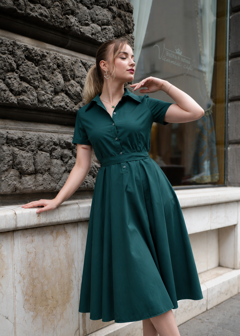Merli haljina – zelena