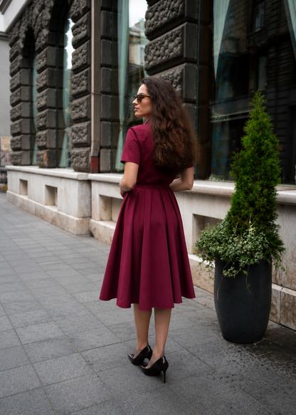 Merli haljina – bordo