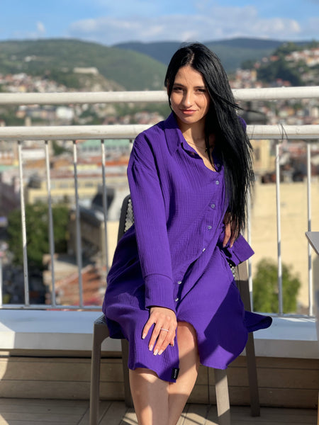 Midi Shirt Dress "GLORIA"