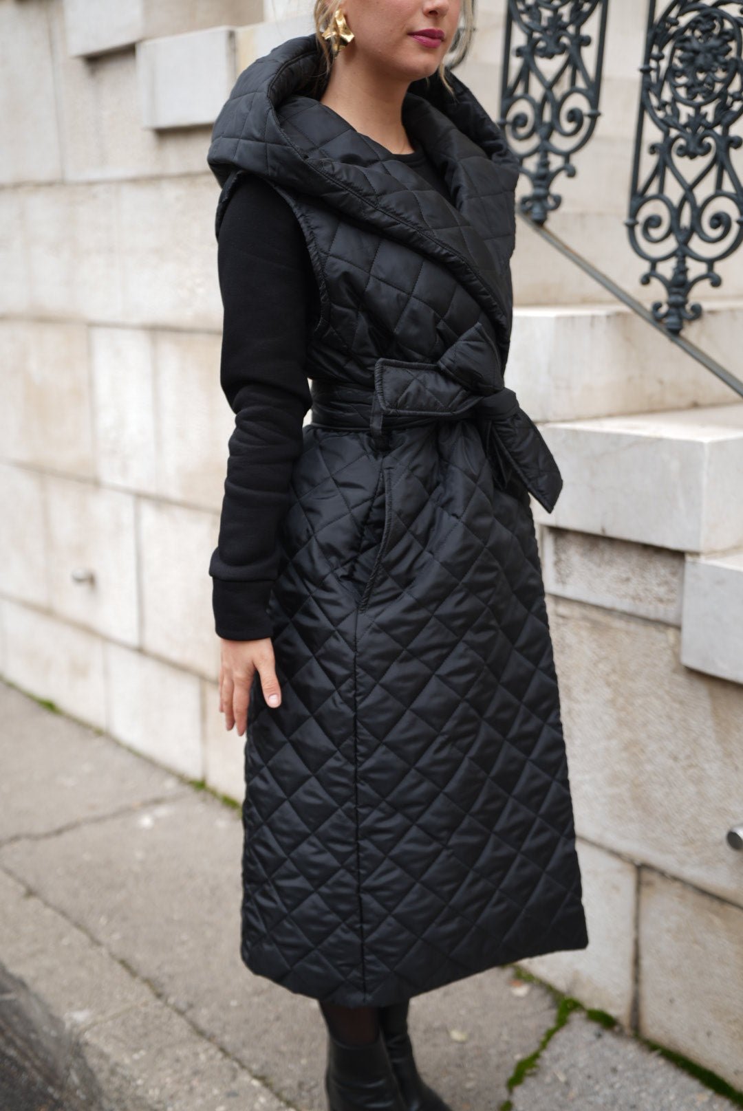 Ana Long Vest – Elegant Layering Piece for Effortless Everyday Style - ALLURE