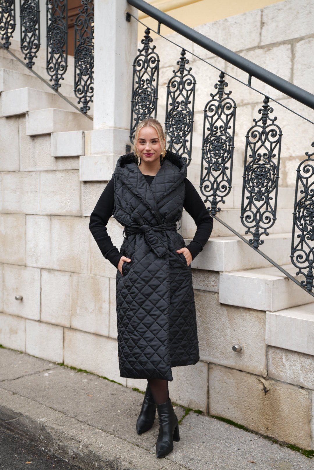 Ana Long Vest – Elegant Layering Piece for Effortless Everyday Style - ALLURE