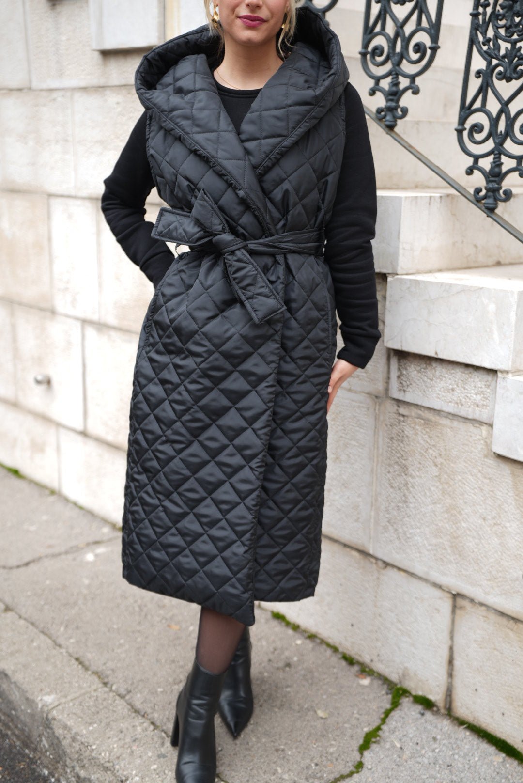 Ana Long Vest – Elegant Layering Piece for Effortless Everyday Style - ALLURE