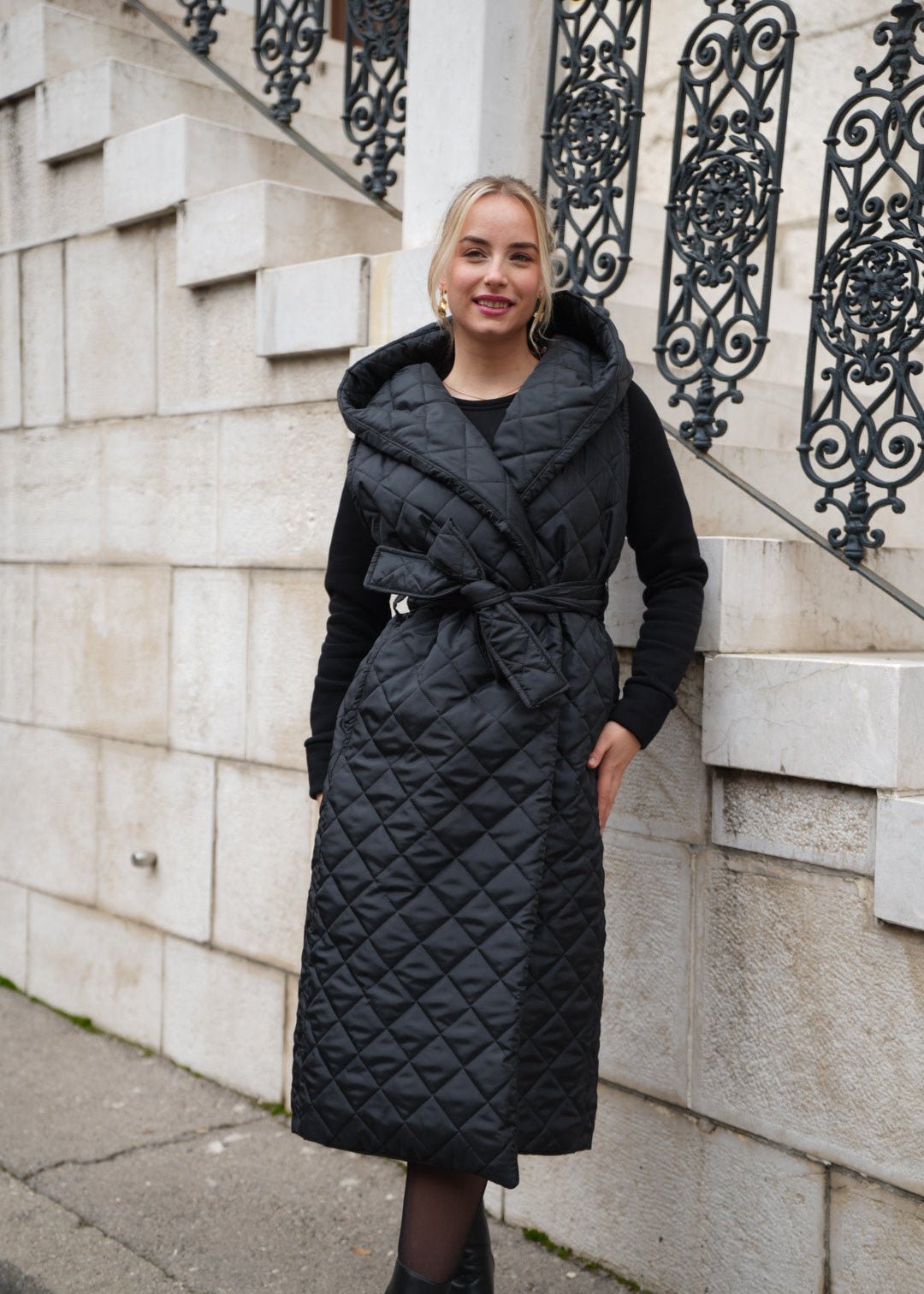 Ana Long Vest – Elegant Layering Piece for Effortless Everyday Style - ALLURE