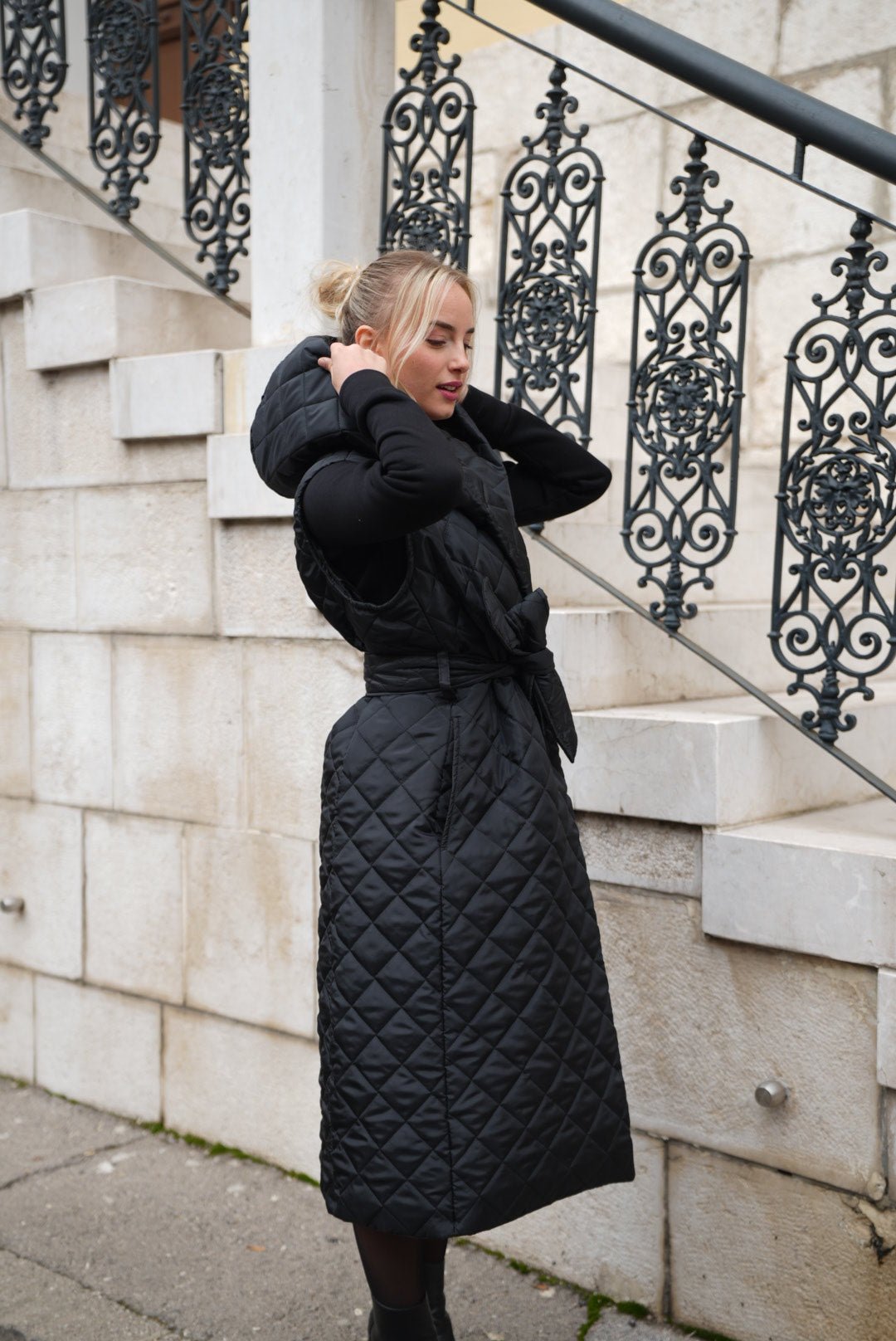 Ana Long Vest – Elegant Layering Piece for Effortless Everyday Style - ALLURE