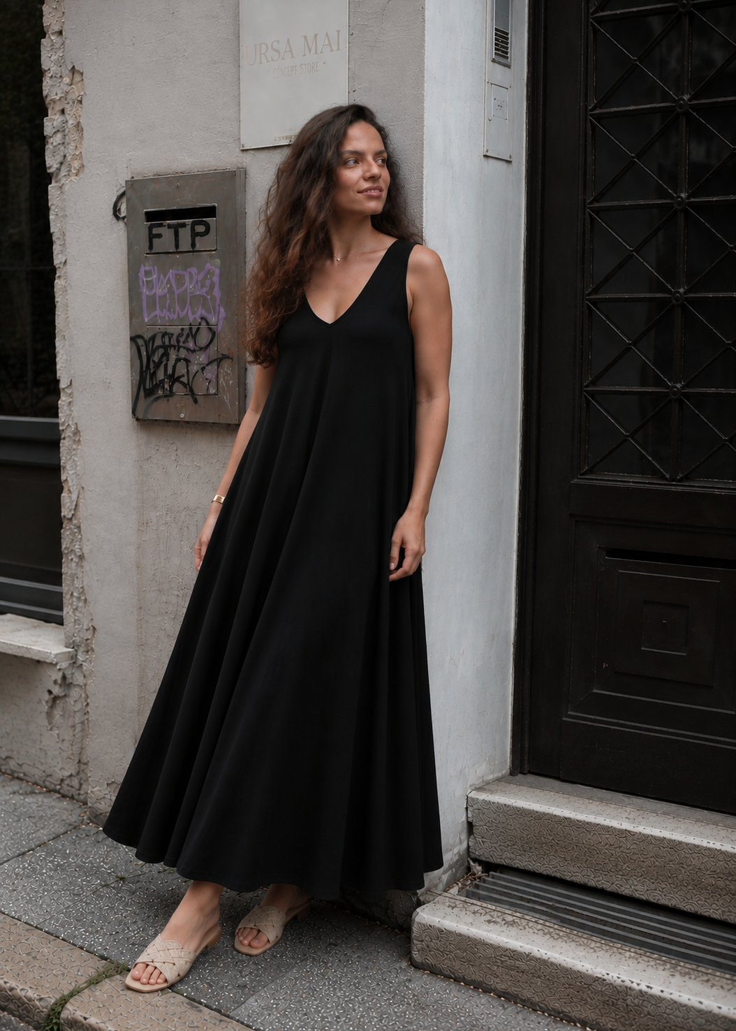 Denita haljina – crna