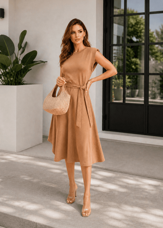 Asimetrična Midi Haljina Monika – Više Boja - ALLURE