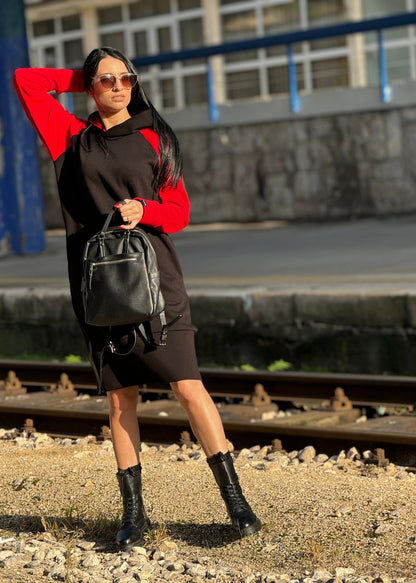 Dress “Jasna” with the zipper - ALLURE