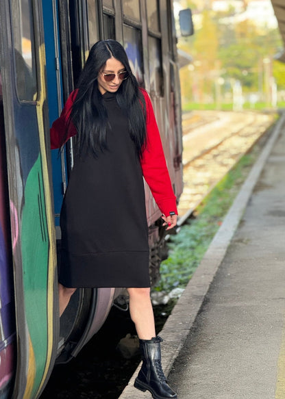 Dress “Jasna” with the zipper - ALLURE