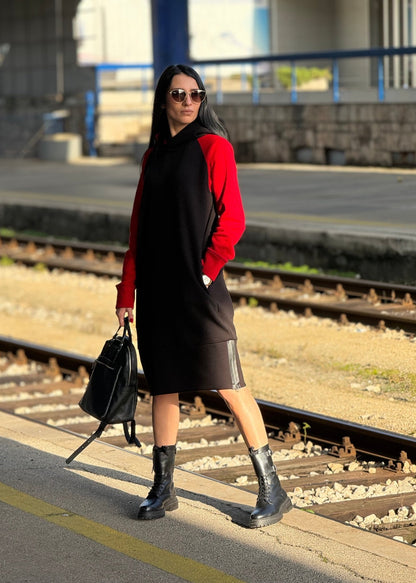 Dress “Jasna” with the zipper - ALLURE