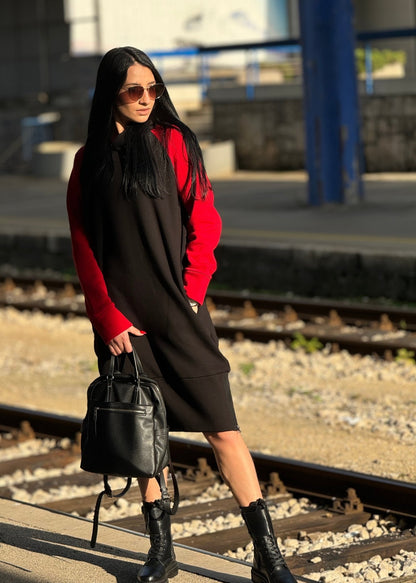 Dress “Jasna” with the zipper - ALLURE
