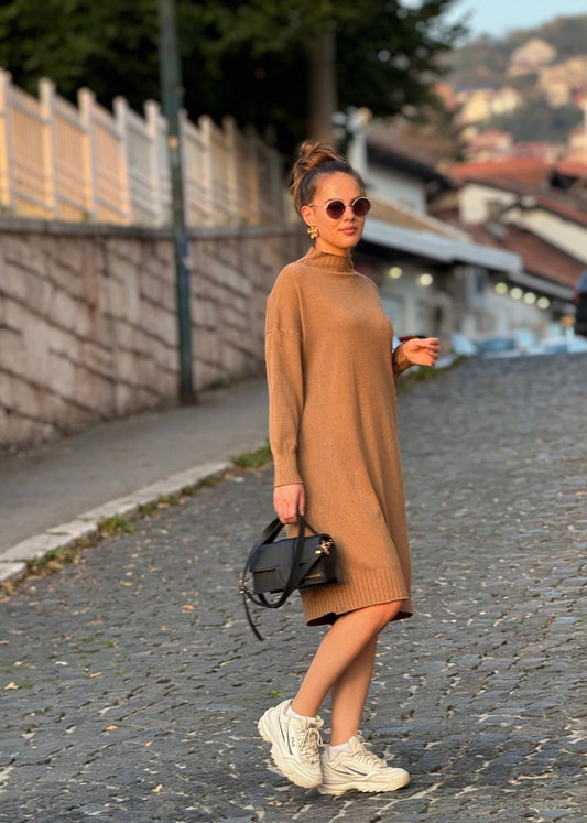 Knitted Midi Dress - ALLURE
