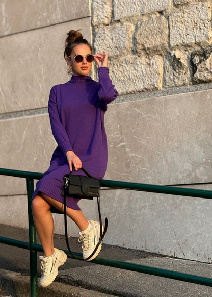Knitted Midi Dress - ALLURE