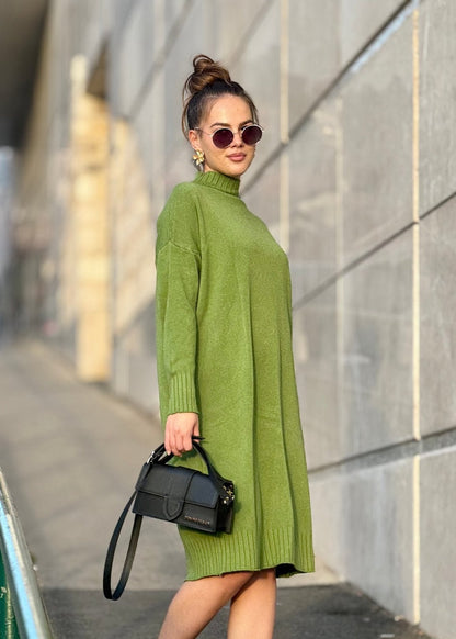 Knitted Midi Dress - ALLURE