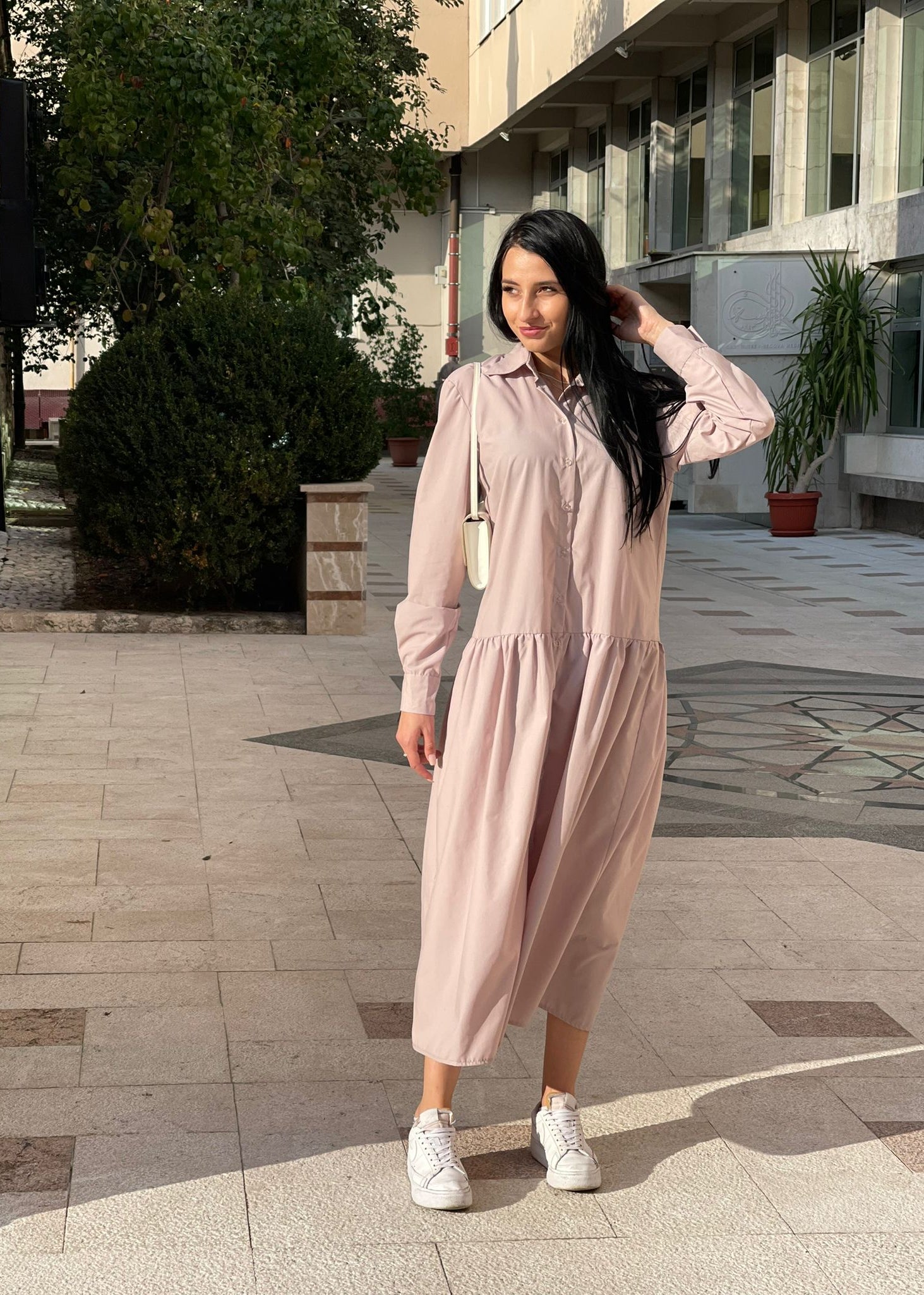 Maxi Shirt Dress “TINA” - ALLURE