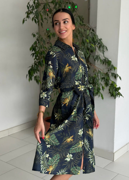 Pattented Bonita Dress - ALLURE