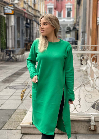 Round Neck Dress "ELSA" - ALLURE