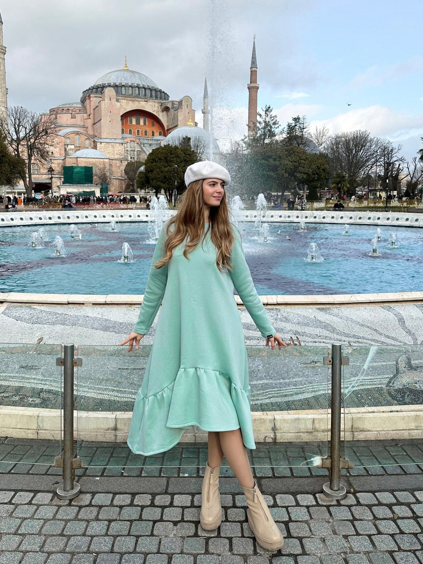 Ruffle Dress "Demy Volan" - ALLURE