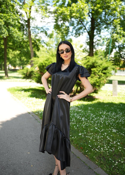 Ruffle Elegance “ANELA” Dress - ALLURE