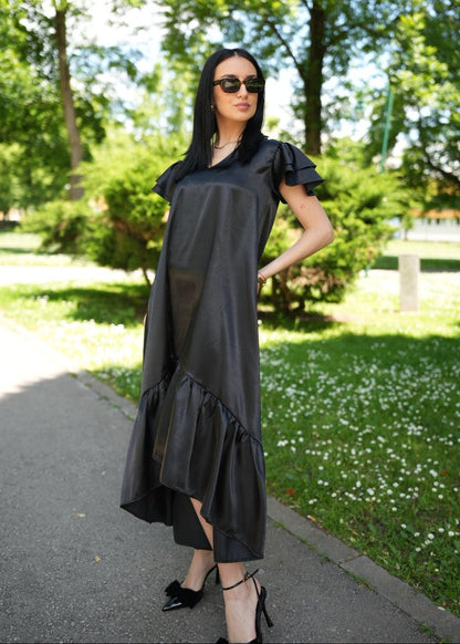 Ruffle Elegance “ANELA” Dress - ALLURE