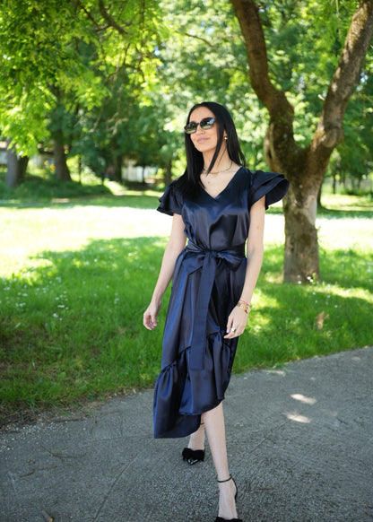 Ruffle Elegance “ANELA” Dress - ALLURE