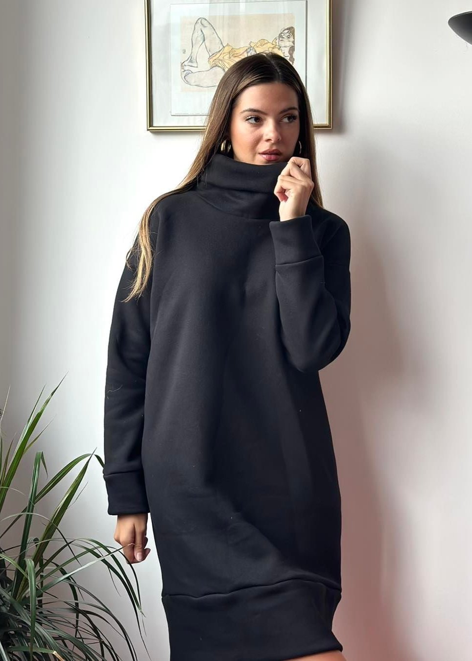 Turtleneck Dress "Jasna" - ALLURE