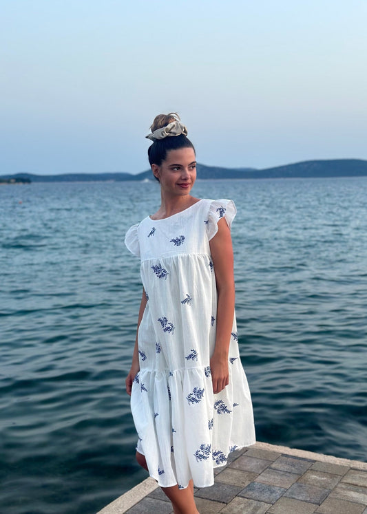 White Leafs Dress “Diva” - ALLURE