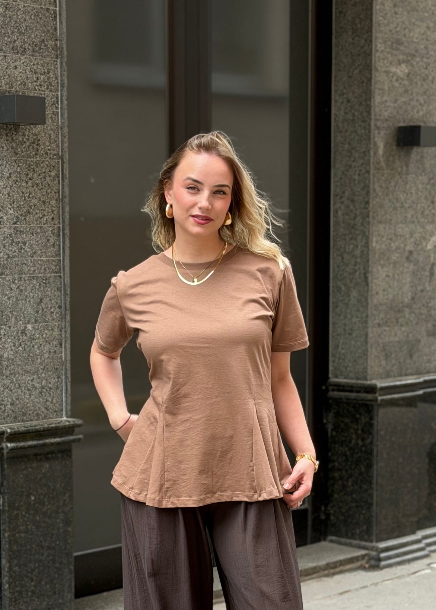 Majica Elza – Ženska majica s karnerom, više boja